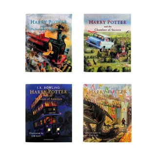 Harry Potter Illustrated Collection Hardcover (5 جلدی مصور)